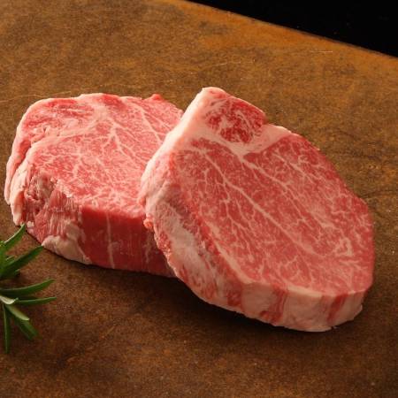 [帝神志方ミート]A5ランク「神戸牛」ステーキ用(シャトーブリアン)160g×2(計320g)