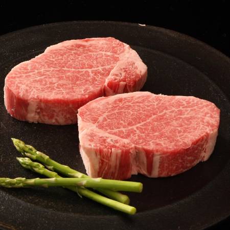 [帝神志方ミート]「神戸牛」ステーキ用(フィレ)160g×2(計320g)