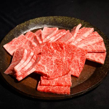 [帝神志方ミート]A5ランク「神戸牛」焼肉用3種セット(もも・かた・リブロース)各200g(計600g)