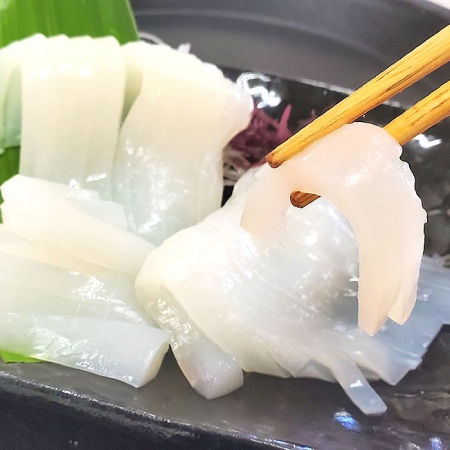 [山米鮮魚]お刺身用 白イカむき身 500g