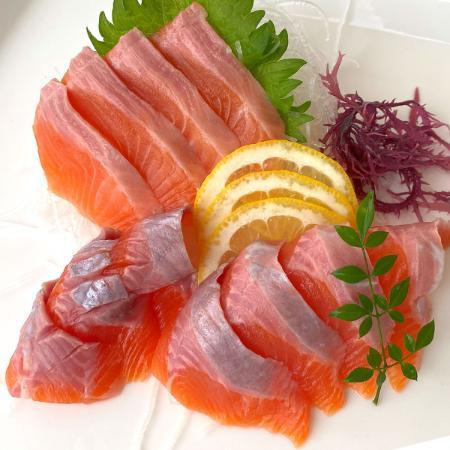 [山米鮮魚]お刺身用琴浦町産サーモン4〜5人前(360g)