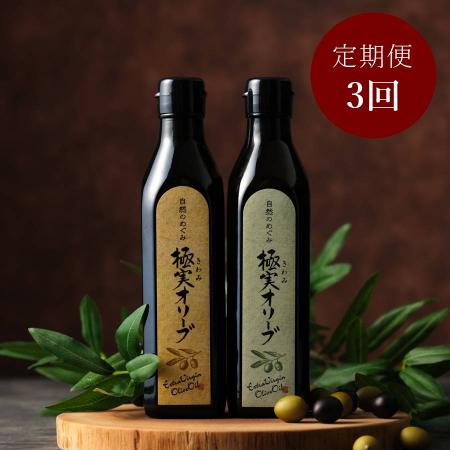 極実 エキストラバージンオリーブオイル二種 290ml×2本 定期便3ヵ月コース