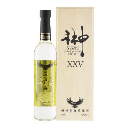 [プラム食品]榊 sakaki PREMIUM XXV クラフトジン 紀州熊野蒸溜所 1本(500ml×1本)