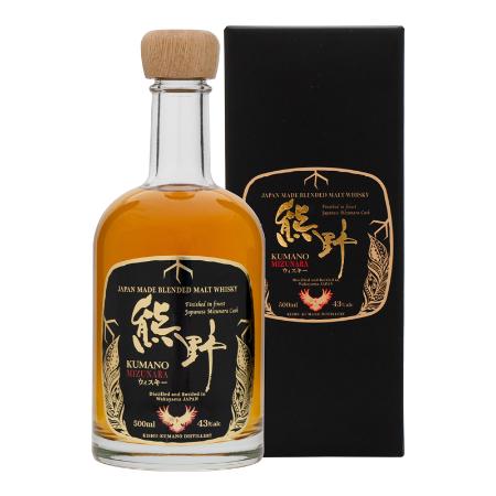 [プラム食品]JAPAN MADE BLENDED MALT WHISKY 熊野 1本(500ml×1本)