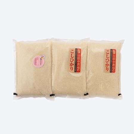 香り高くつやっつや 特別栽培米セット[1](コシヒカリ2kg×2、プリンセスかおり2kg×1)