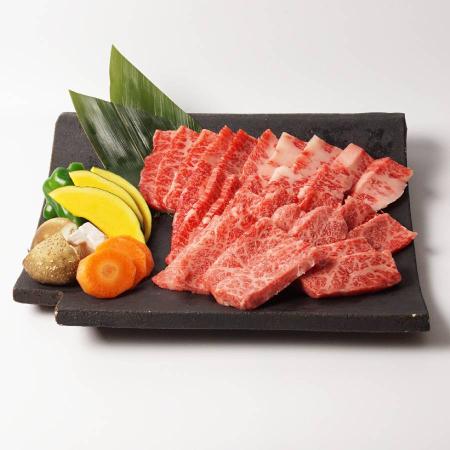 [やまのおかげ屋]黒毛和牛「鳥取和牛」焼肉用6種セット(ロース・モモ・バラ・ランプ・内もも・シンタマ)計500g)