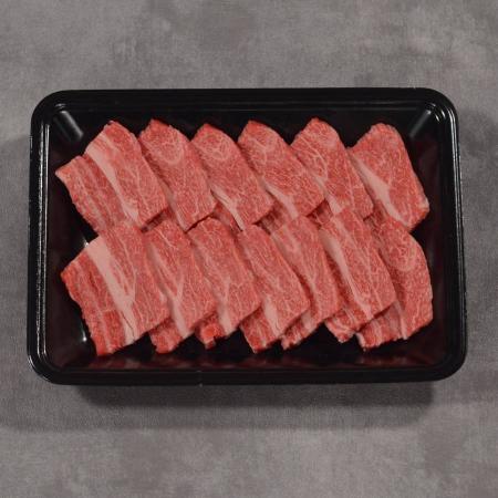 [やまのおかげ屋]黒毛和牛「鳥取和牛」焼肉用(極上ロース)450g