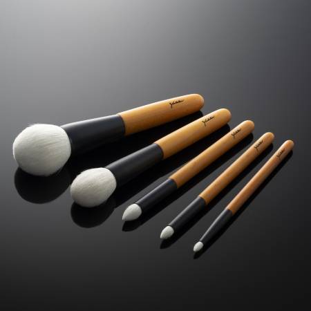 [晃祐堂/KOYUDO]Yoshiki5本セット(パウダーブラシ・チークブラシ・アイシャドウブラシM/L・リップ&アイライナーブラシ)