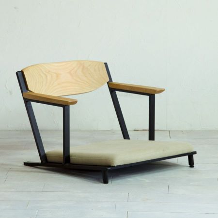 [FolivorA]IKKE floor chair oak