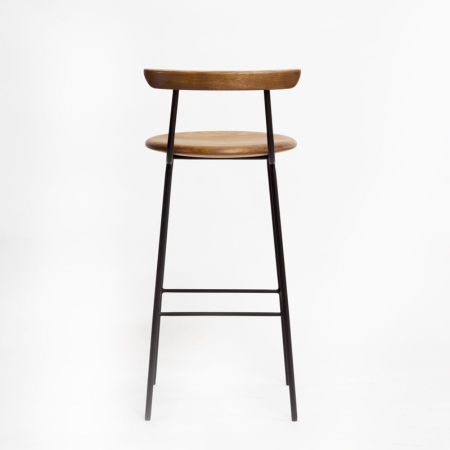 [FolivorA]SOM bar chair walnut 板座