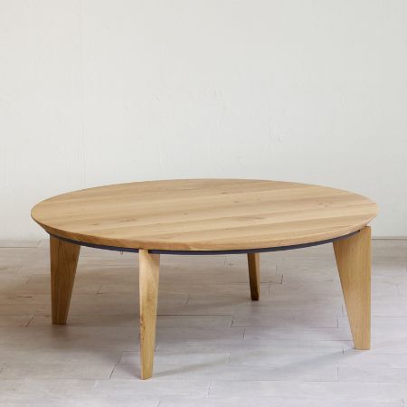 [FolivorA]EN kotatsu table oak Φ100 (組立式)