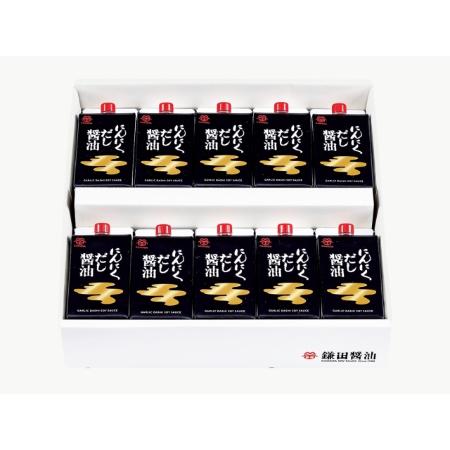 [鎌田醤油]にんにくだし醤油200ml×10ヶ