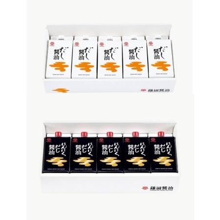 [鎌田醤油]だし醤油・にんにくだし醤油セット200ml×各5ヶ
