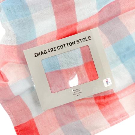 [SHICHIFUKU TOWEL](サーナ)ストール ピンク (今治タオルブランド認定製品)