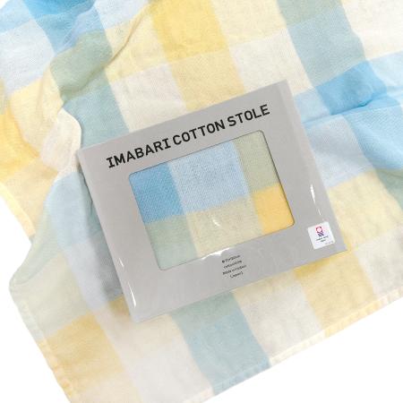 [SHICHIFUKU TOWEL](サーナ)ストール イエロー (今治タオルブランド認定製品)