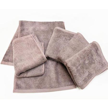 [SHICHIFUKU TOWEL](モダンリゾート)フェイスタオル 5枚セット アッシュグレー (今治タオルブランド認定製品)