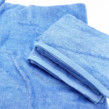 [SHICHIFUKU TOWEL](モダンリゾート)バスタオル 3枚セット マリンブルー (今治タオルブランド認定製品)