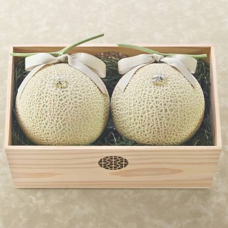 [一果相伝]想 マスクメロン2玉(2.8kg以上)
