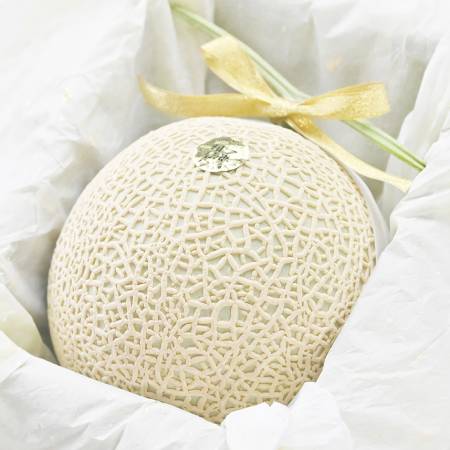[一果相伝]特選花包み マスクメロン1玉(1.4kg以上)