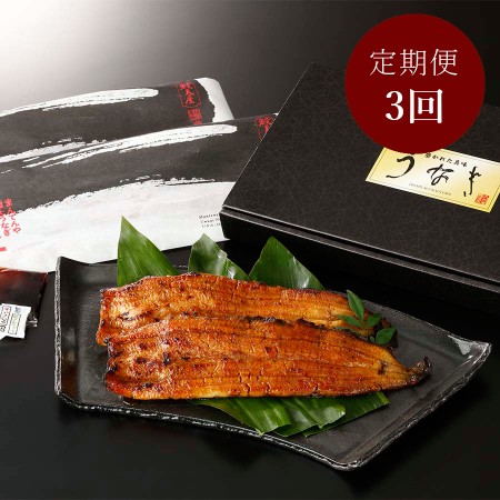 まんてんや うな一(手焼き炭火うなぎ蒲焼)2尾 3ヵ月定期便