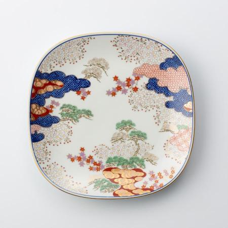 [其泉]有田焼 春秋文 多用和皿