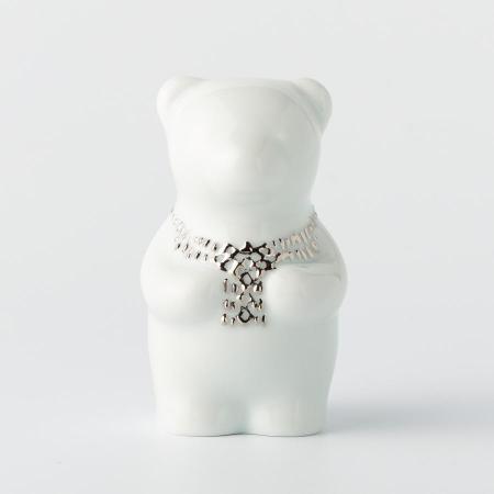 [momoco]有田焼 momoco bear[辻拓眞 滴下細工 Silver]