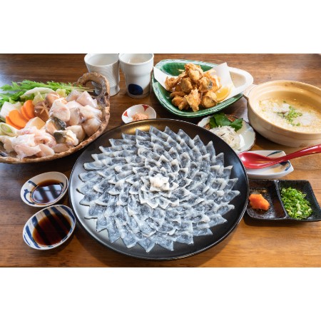 [松永水産]長崎県産おうごんとらふぐ 鍋&刺身セット