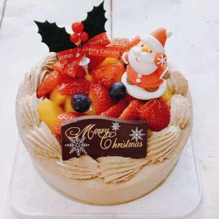 クリスマスフルーツチョコレートデコレーションケーキ[19日・20日指定日お届け]