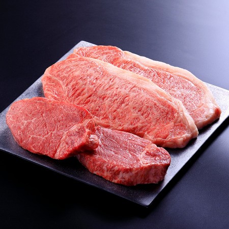 [てっぱん焼き‐作]おおいた和牛贅沢ステーキセット(フィレ150g×2、サーロイン200g×2)