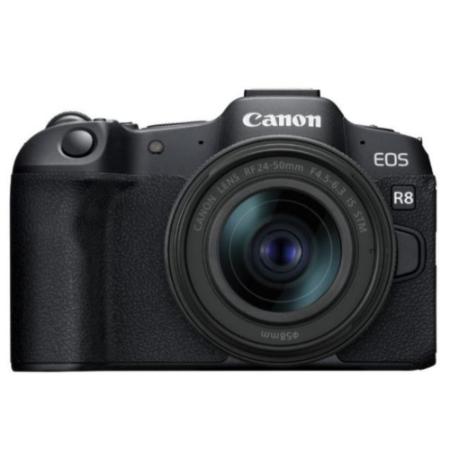 [キヤノン]ミラーレス一眼カメラ EOS R8・RF24-50 IS STM レンズキット ブラック [ズームレンズ]