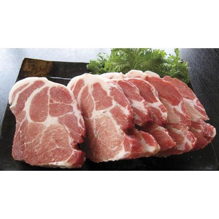 [桑水流畜産]黒豚肩ロースステーキセット1.2kg