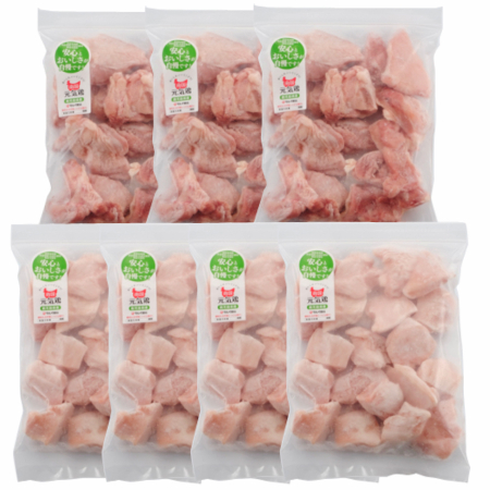 [南国元気鶏][特別セット]鹿児島県産 南国元気鶏Bもも肉(500g)×3袋むね肉(500g)×4袋 冷凍
